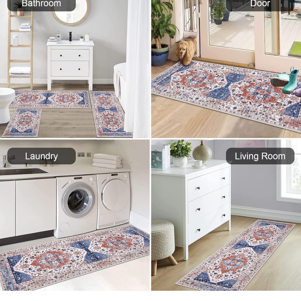 Elegant Multicolor Kitchen Rugs - Picture 5 of 10